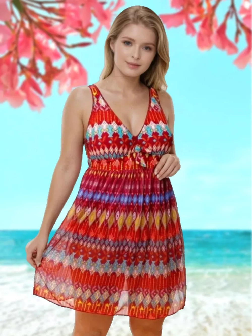 купальник слитный танкини больших размеров