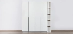 Шкаф распашной Рим 180 (кашемир серый) — вместительный шкаф для спальни