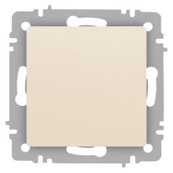 Кнопка Intro Accent 6-109-02 10А-250В IP20 СУ AL/CU слоновая кость | Intro