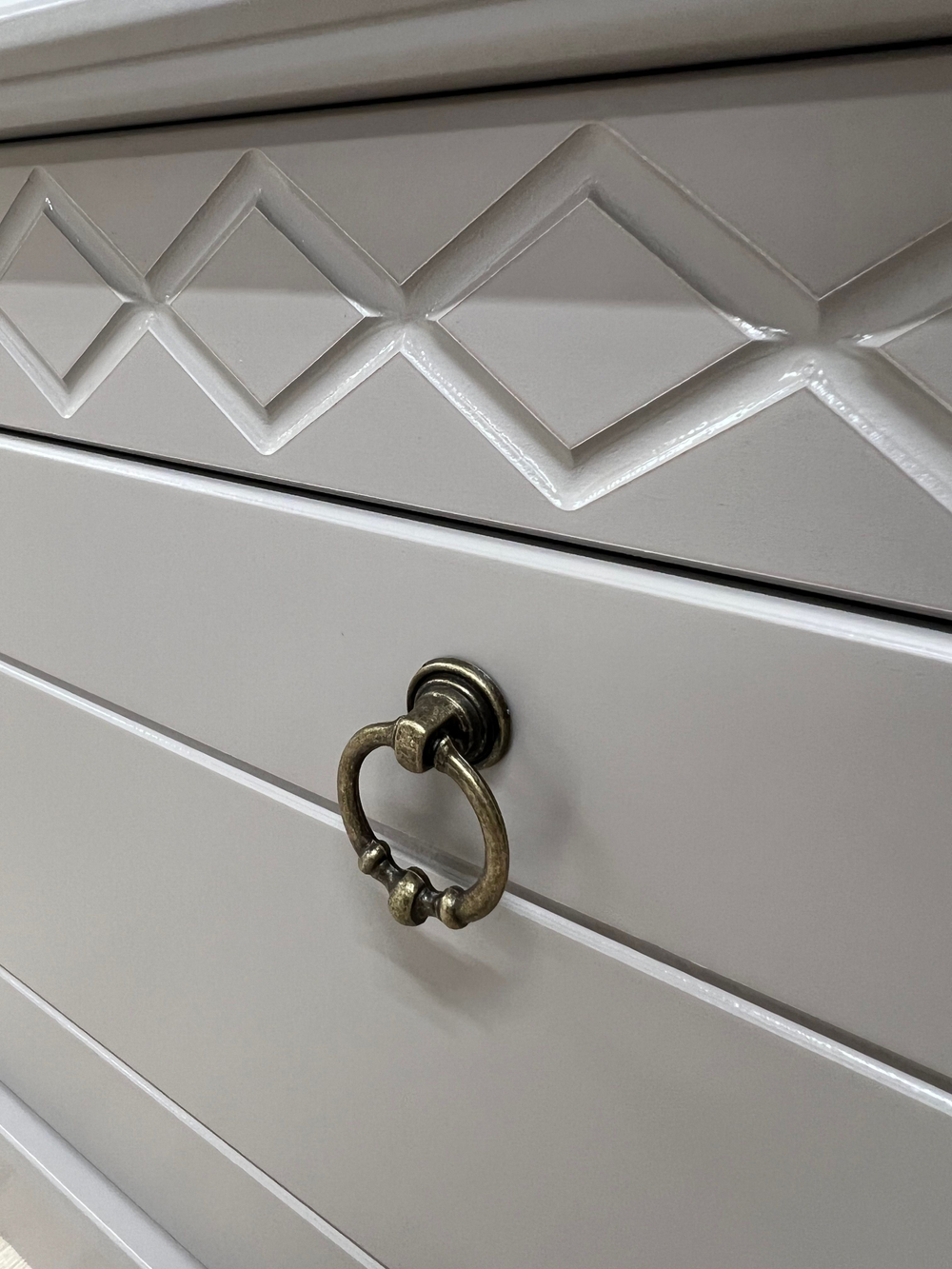 Банкетка Индра из МДФ, серая