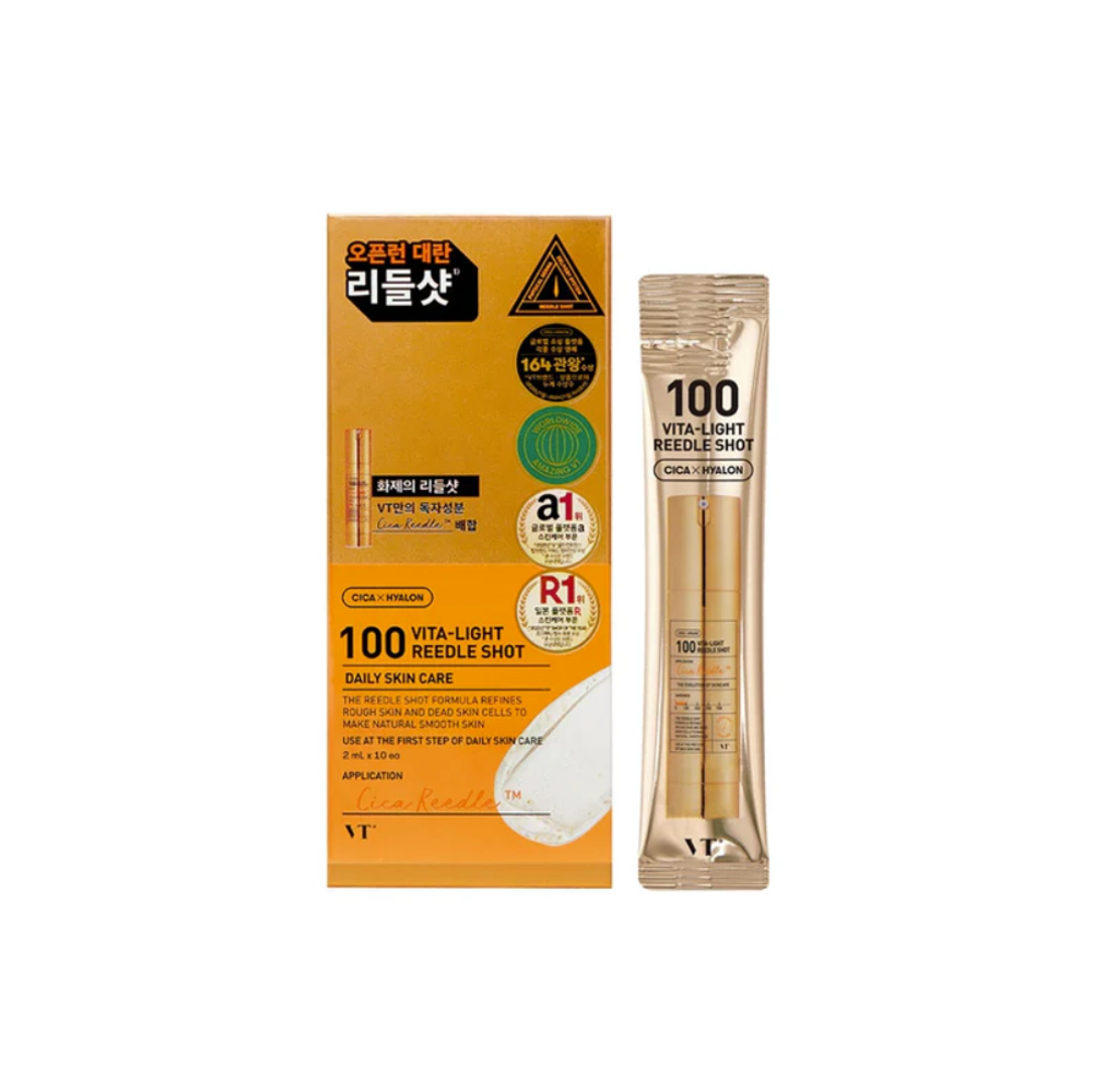 VT Cosmetics сыворотка Vita-Light Reedle Shot 100 для лица 10шт по 2мл