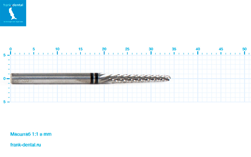 Фреза твердосплавная Frank Dental типа HP - C.356RKSG.103.023