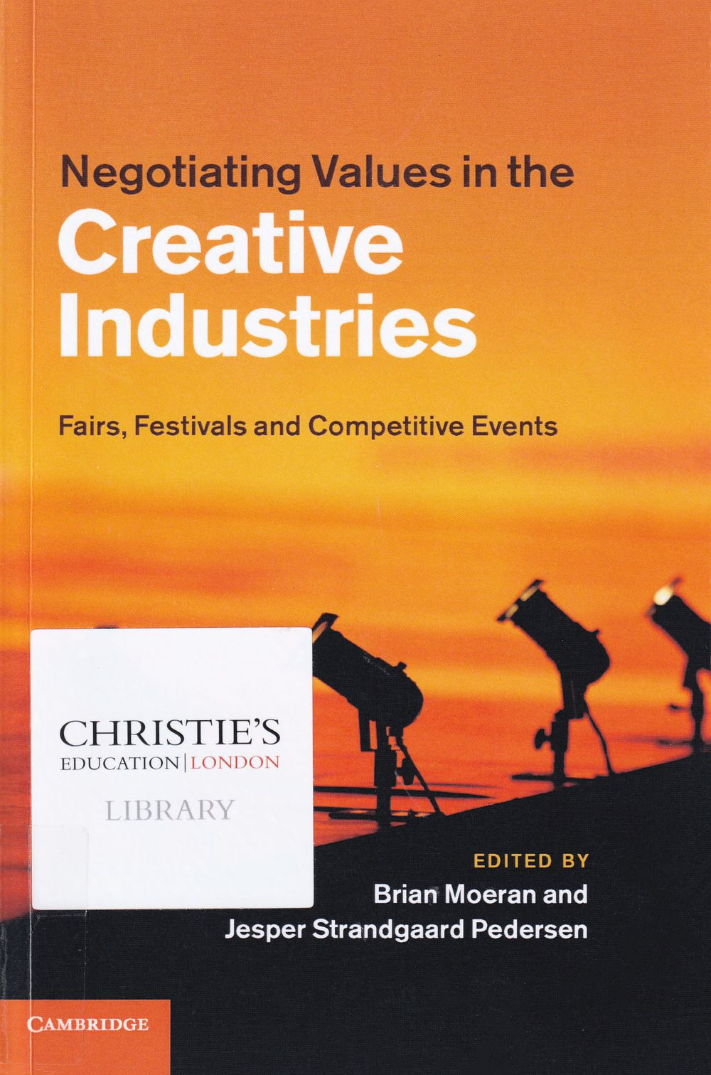 Переговоры о ценностях в творческих индустриях: Ярмарки, фестивали и конкурсы