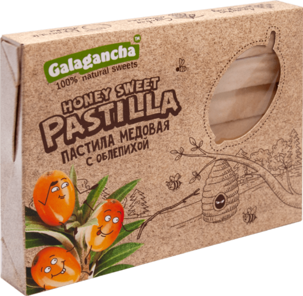 Pastilla Пастила медовая с облепихой 190г