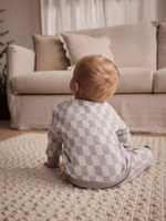 Лонгслив и брюки в комплекте для малышей Next E48-225, Белый, Серый