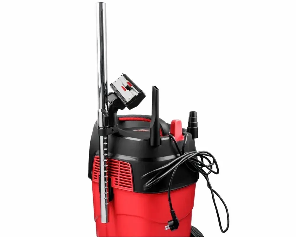 Пылесос строительный BRAIT BVC-30 PRO (1800 Вт, бак 30 л, длина шланга 3 м, колеса, фильтр НЕРА, охлаждение) пылесос промышленный, для влажной и сухой уборки