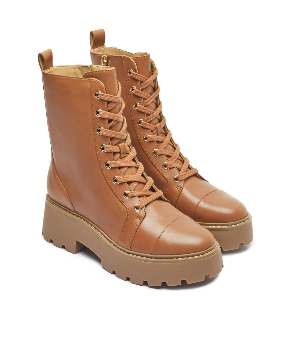 Кожаные ботильоны blake Michael Kors - коричневый(40T4BKFE6L)