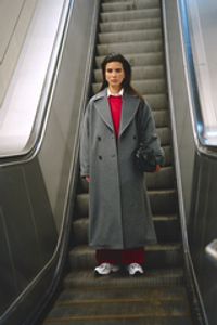 Пальто демисезонное "Графит" женское