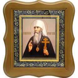 Евгений (Зернов) Горьковский митрополит священномученик. Икона на холсте.