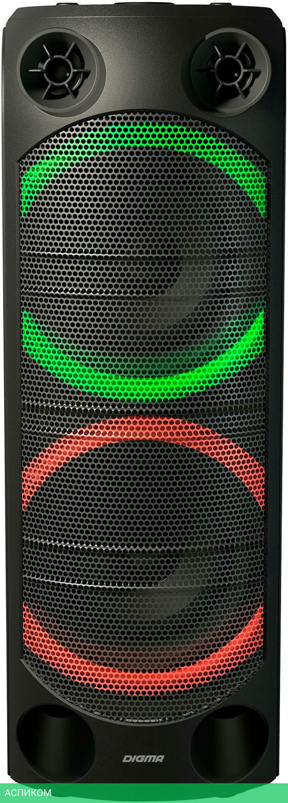 Музыкальный центр Digma D-MC1720 черный