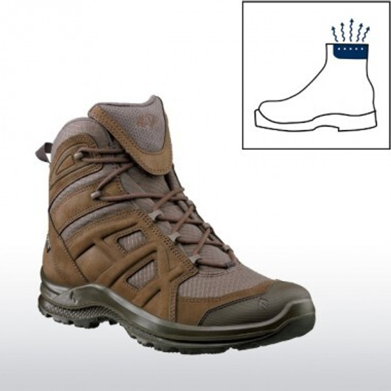 ТАКТИЧЕСКИЕ БОТИНКИ HAIX BLACK EAGLE ATHLETIC 2.0 N GTX MID BROWN