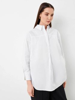 Рубашка  оверсайз  длинная