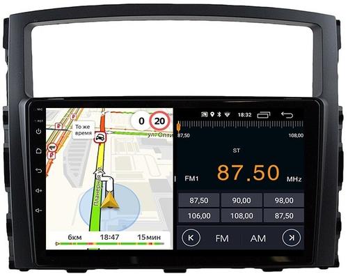 Магнитола для Mitsubishi Pajero 4 2006-2022 - Parafar PF458FHD на Android 13, CarPlay, 4G SIM-слот