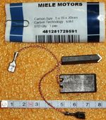 Щетки для электродвигателя стиральной машины Miele (Мили) 5x15x30 -1689370, 481281729558, 481281729591, 481281719407