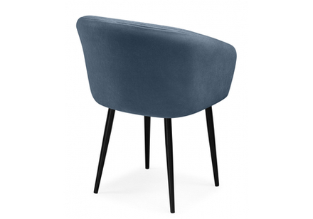 Стул на металлокаркасе Woodville Моншау marseille 30, черный, ножки черные