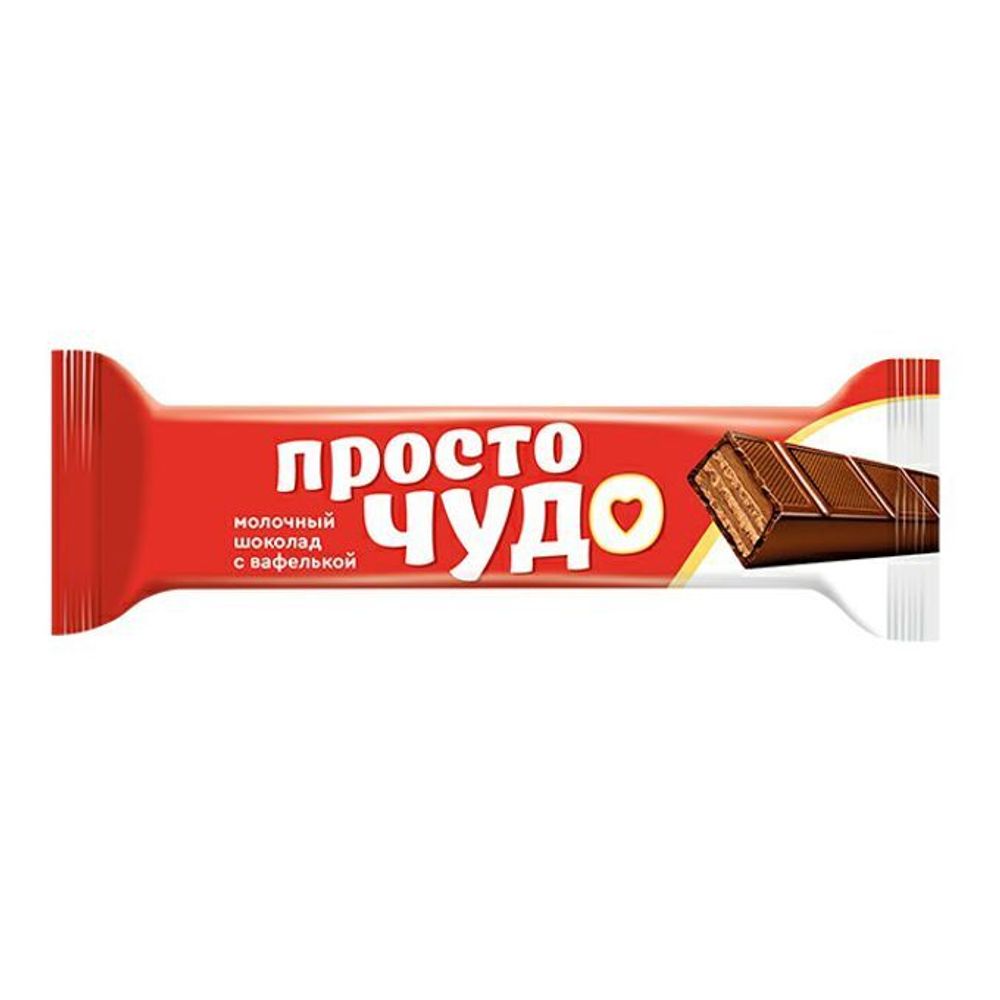 Шоколадный батончик Просто Чудо, Славянка, 40 гр