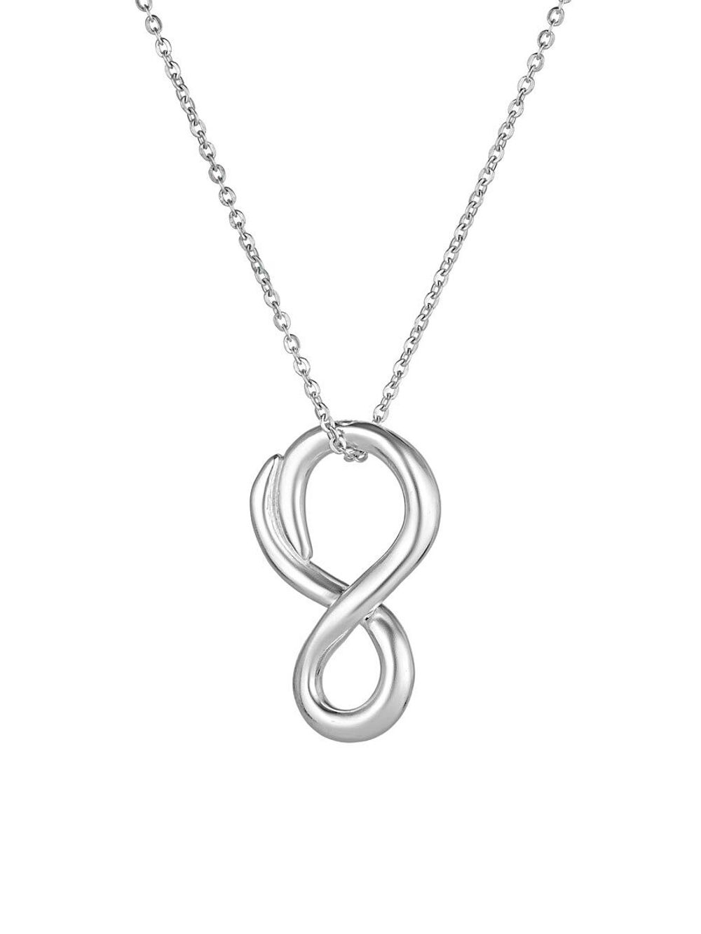 Колье Восьмерка на шнурке