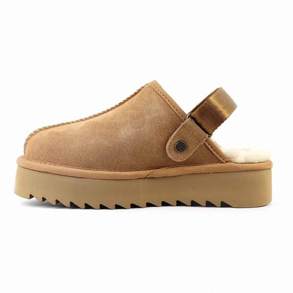 Ugg Goldenstar Clog Platform Chestnut