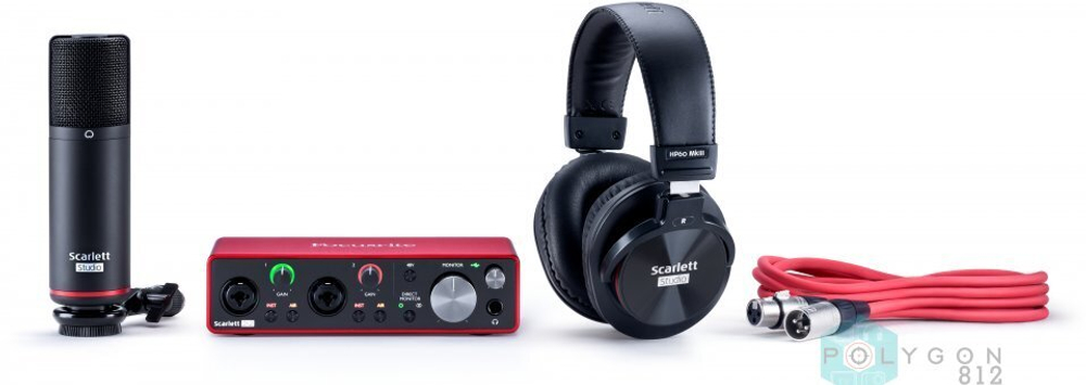 Внешняя звуковая карта Focusrite Scarlett 2i2 Studio 3rd Gen