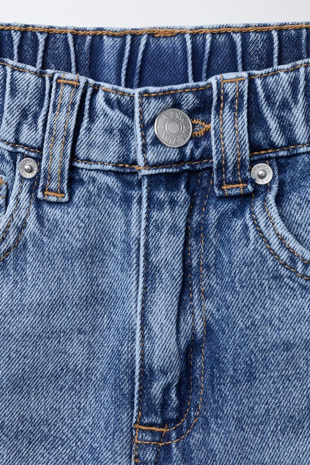 ZARA ДЖИНСЫ MULTICARGO, СИНИЙ