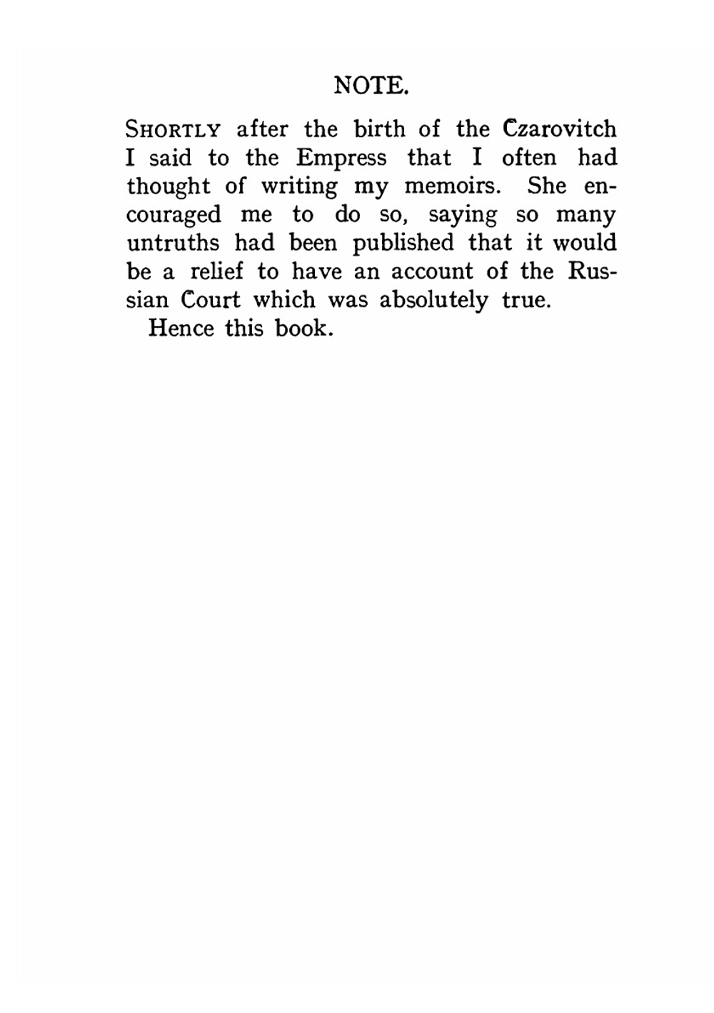 Six Years at the Russian Court | M. Eagar