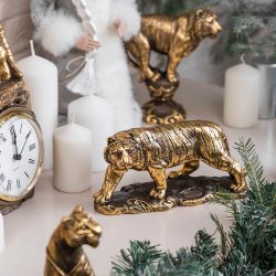 Крадущийся тигр (скульптура) Бронза