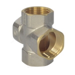 Крест латунь никель Ду 20 (3/4") ВР/ВР 9011 ГОСТ 32585-2013 Aquasfera 9011-02