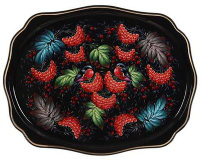 Zhostovo metal tray A31D18052620