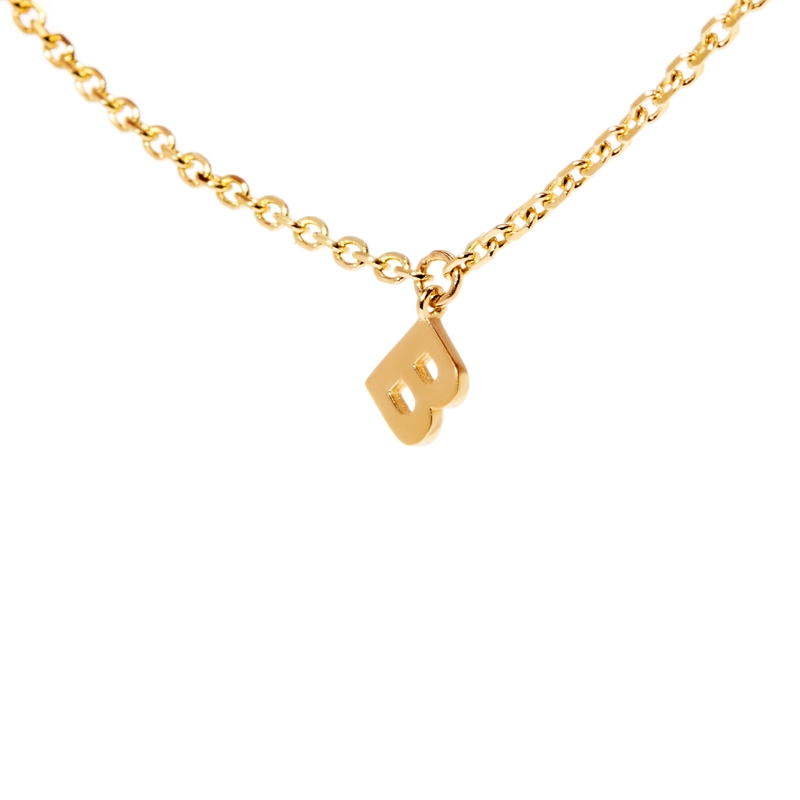 Вечный браслет Персонализация с Буквой – Золото