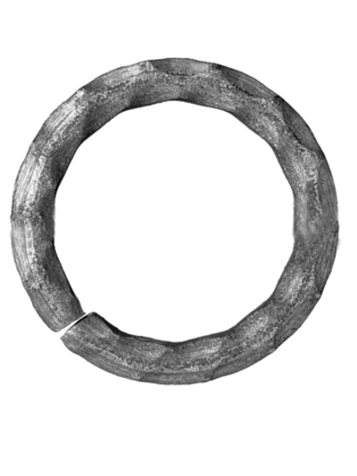 Кольцо из обжатого квадрата 12 мм d 100 мм, р-р материала КВ 12, вес 0,271 кг.