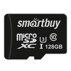 Карта памяти Micro SecureDigital 128GB Smartbuy Cl10 U3 (SB128GBSDU3-01)