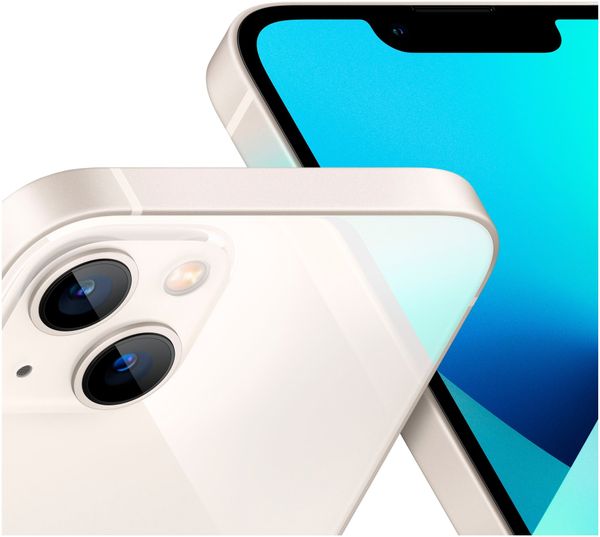 Смартфон Apple iPhone 13 128GB Starlight «сияющая звезда» MLNX3RU/A