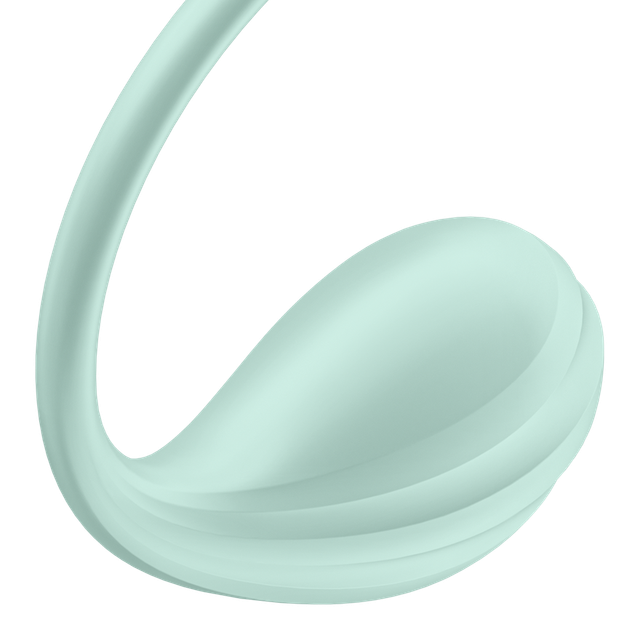 Виброяйцо Satisfyer Smooth Petal, мятный