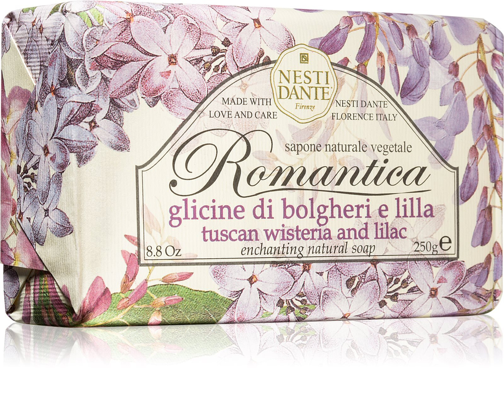 Nesti Dante Romantica Tuscan Wisteria & Lilac - натуральное мыло /   250  g  / GTIN 837524001356