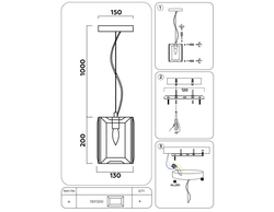 Ambrella Подвесной светильник с хрусталем Traditional TR5109