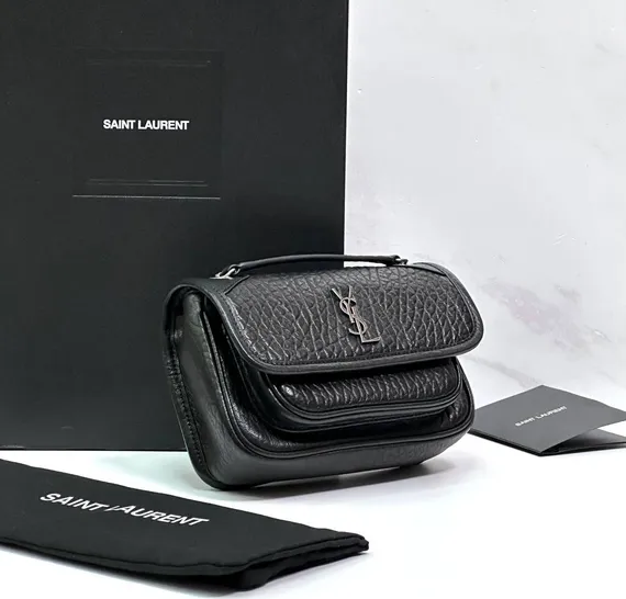 Кожаная сумка через плечо Saint Laurent Niki
