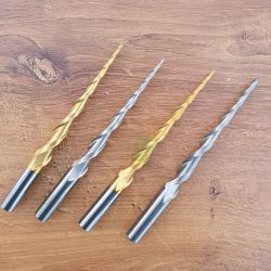 Изображение двухзаходных конической фрез GT с выбросом стружки вверх