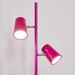 ULM-T600 2х6W-4500K-DIM RED Торшер напольный светодиодный. 2х6W. Сенсорный выключатель. Диммер. Красный. ТМ Uniel