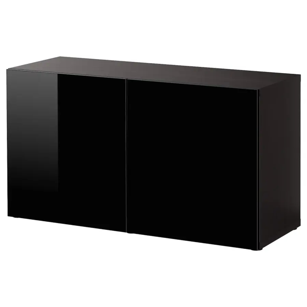 Комбинация для хранения - BESTÅ/ BESTА IKEA/ БЕСТА/БЕСТО ИКЕА, 64х120 см, черный