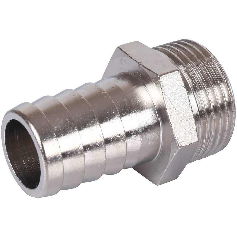 Штуцер STOUT никелированные 3/4"x20 мм НР