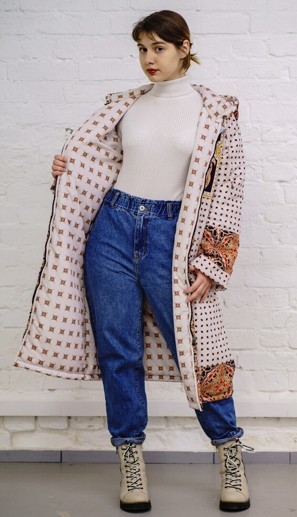 Двустороннее пальто-парка "Новгородский трофей 2"