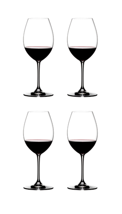 Набор бокалов для красного вина 4шт 590мл Riedel Vinum XL Buy 3 Get 4 Syrah Австрия