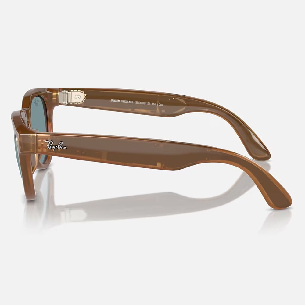 Ray-Ban Meta Headliner ( Цвет оправы - коричневый, цвет линз - синий )