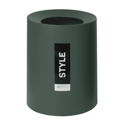 Корзина для бумаг Sтилъ 12л цвет темно-зеленый
