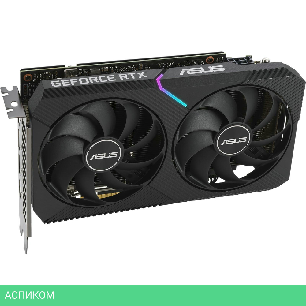 Видеокарта ASUS Dual GeForce RTX 3060 V2 12GB GDDR6 (DUAL-RTX3060-12G-V2)