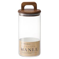 Банка для хранения стеклянная с крышкой из акации Hanle, 1,4 л