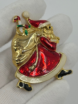 Брошь Санта Клаус