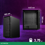 Корпус Oklick OCC-MD301 черный без БП
