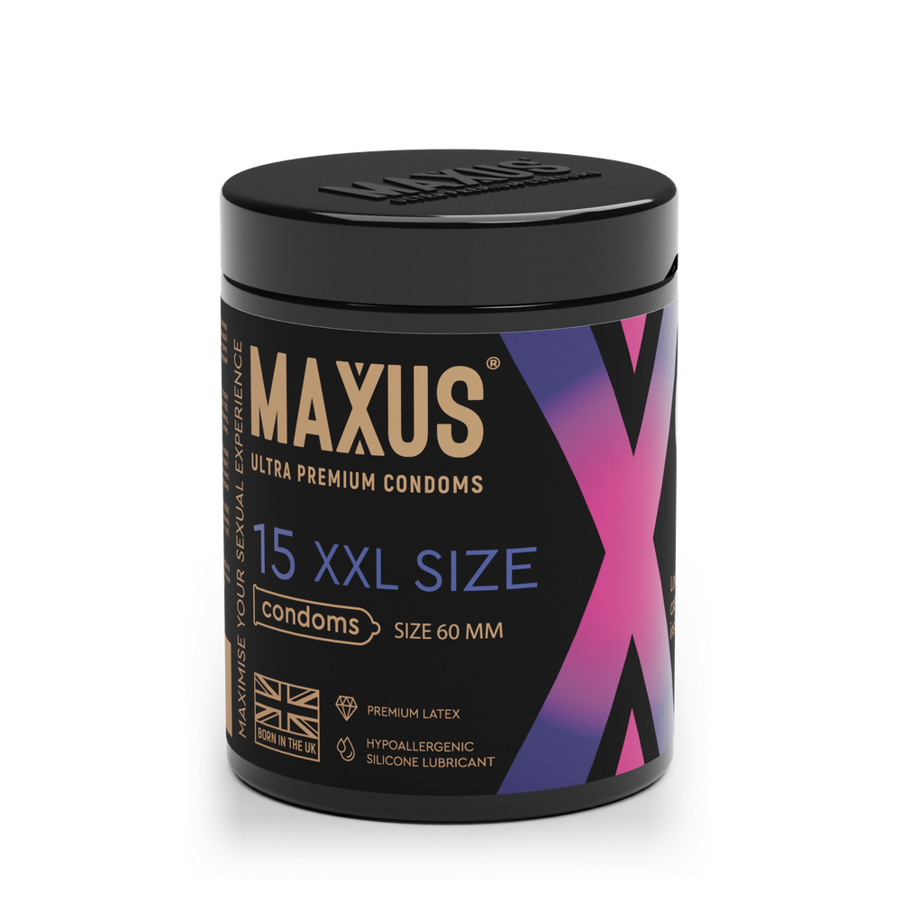 Презервативы MAXUS XXL, с увеличенным размером, X-Edition, 15 шт