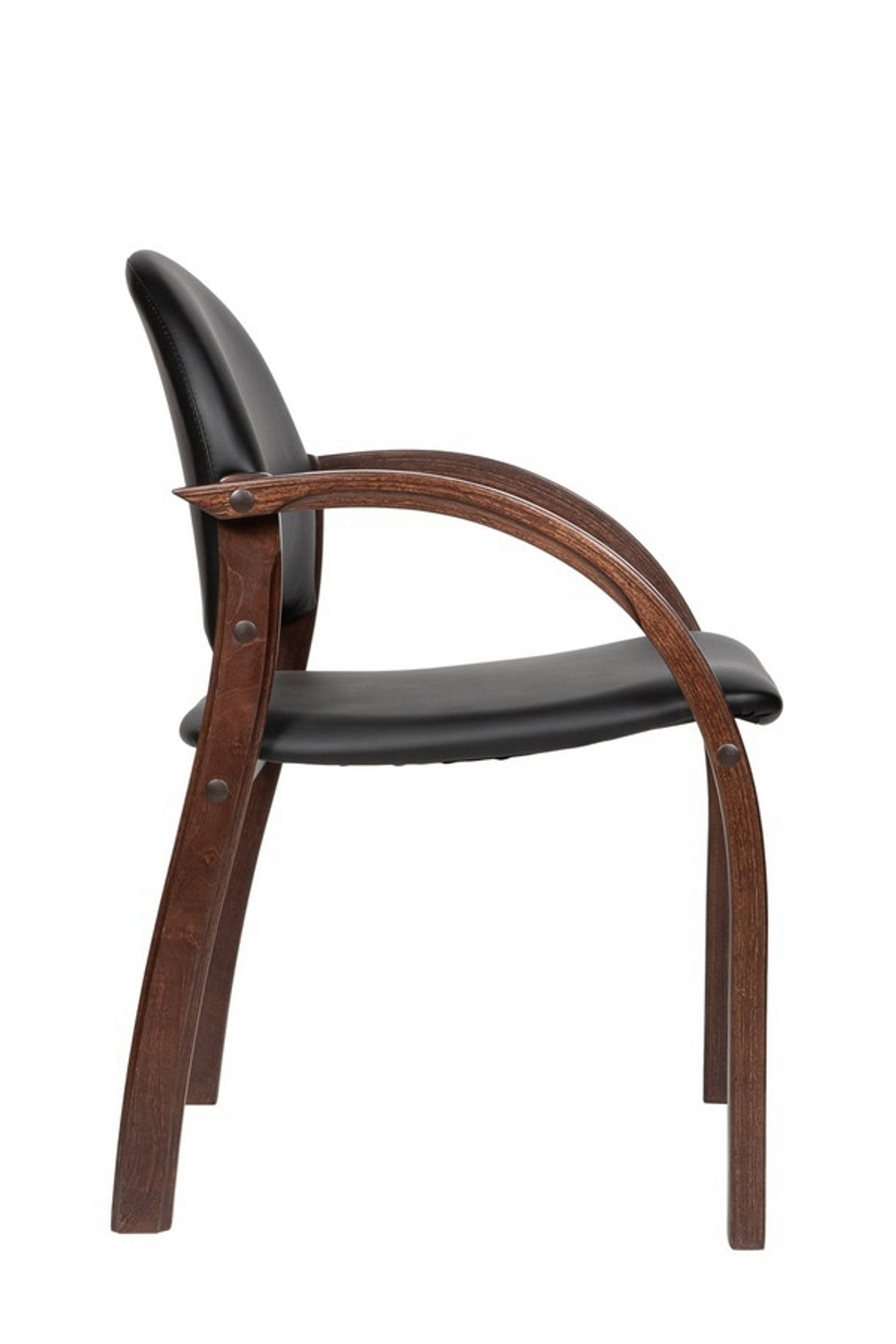 Стул для посетителей ДЖУНО (ткань, кожа, экокожа)